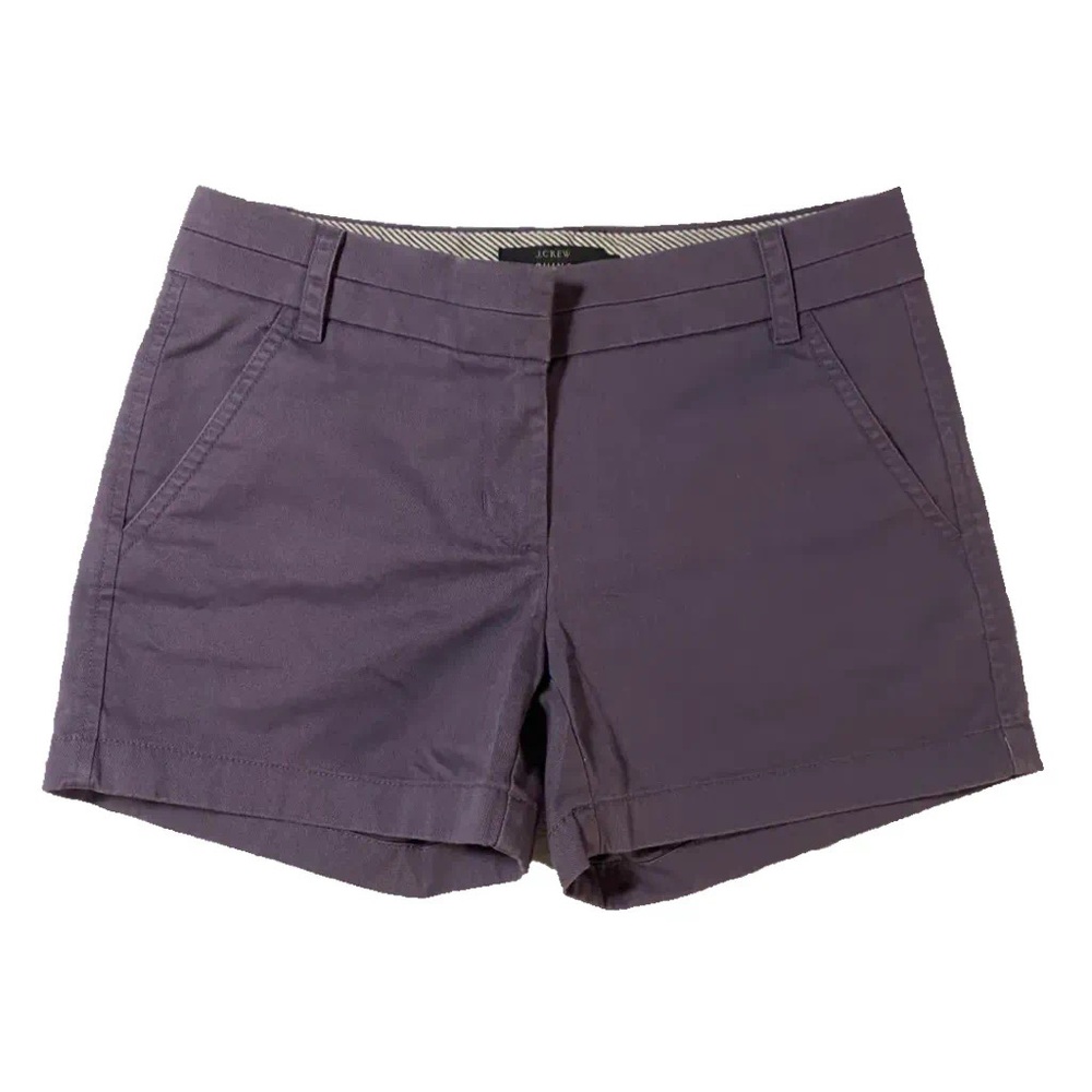 J. Crew Chino purple khaki shorts NWOT